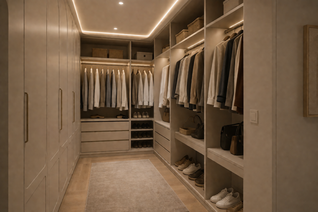 vestidor en U 4